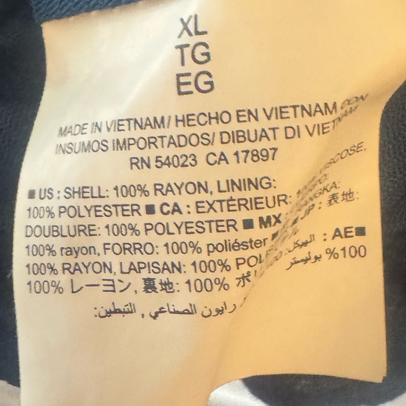 Old Navy Blue Tunic Dress Boho Pintuck Flowy 3/4 Sleeve Casual Dress - Picture 4 of 4